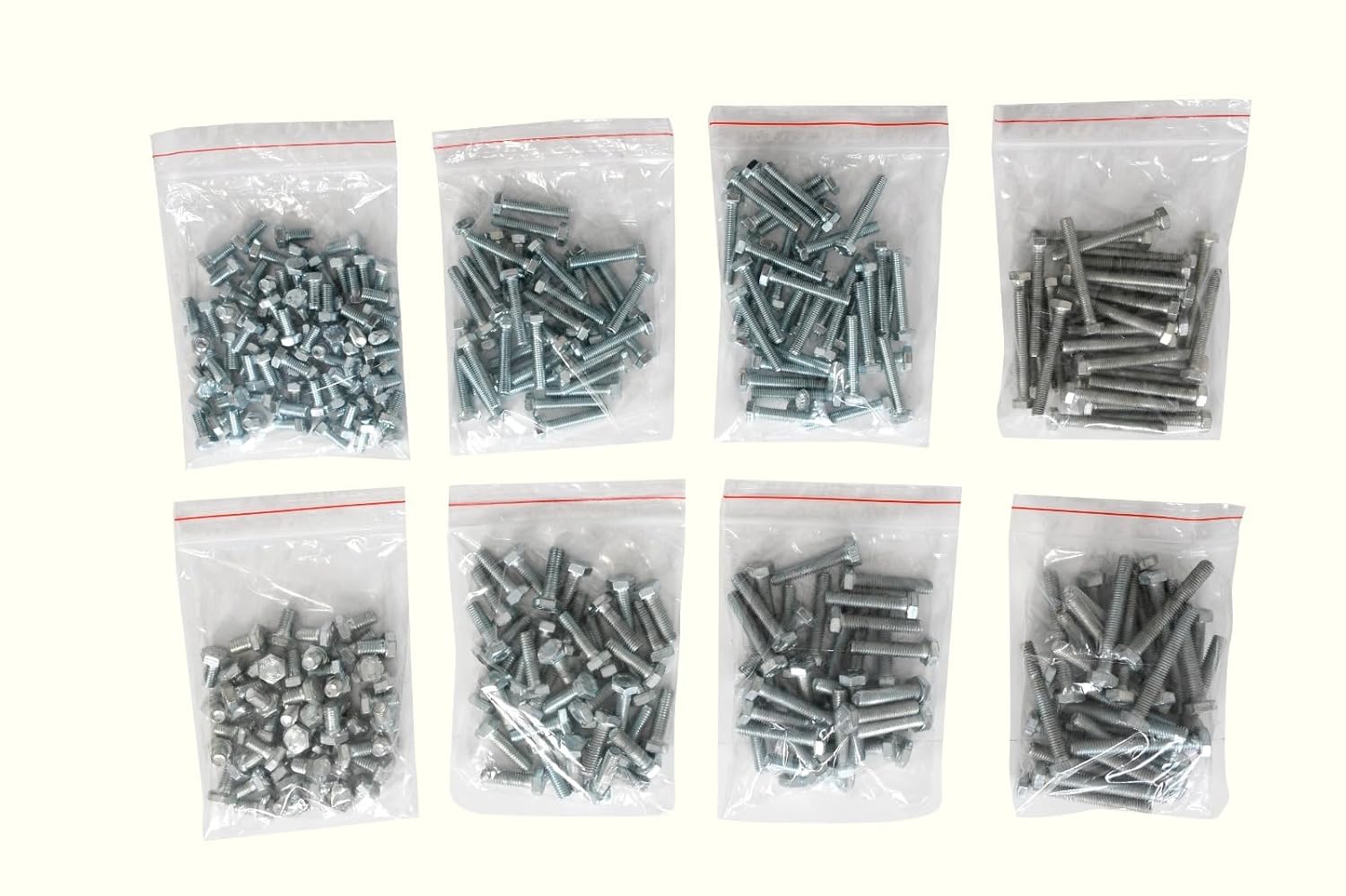 Netzerkoz 640 adet Cıvata Somun Pul Seti - (M5,M6) Altıgen başlı Cıvata, Somun, Metal Pul Seti