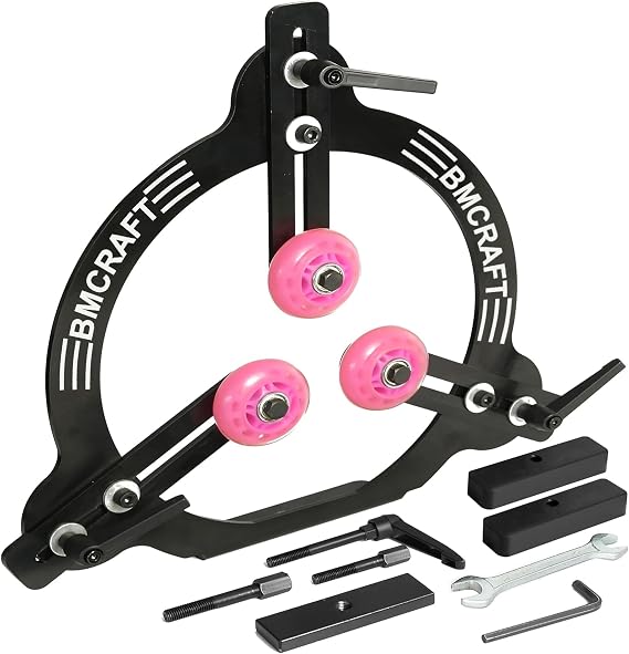 Woodturning Steady Rest MC-FS11 for 18inch,20inch and 22inch Swing Size Lathe for Spindle Woodturning, Wood lathe accessory, tools.