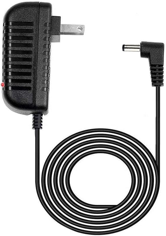 AC Adapter for Casio WK-6600, WK-7600 Digital Piano Keyboard DC Power Supply Charger Cord Cable Adaptor, 5 Feet, with LED Indicator, Compatible Replacement