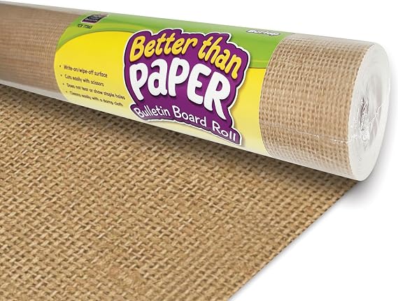 Teacher Created Resources Burlap Better Than Paper Bulletin Board Roll (77365)