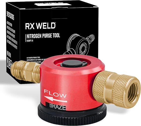 RX WELD Nitrogen Purge Tool, HVAC Brazing Regulator