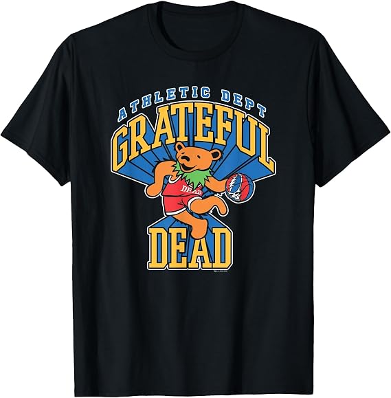 Grateful Dead Athletic Dept Basketball Bear Band T-Shirt