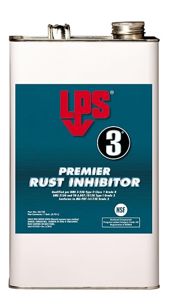 LPS-3128 3 Premier Rust Inhibitor, 1 Gallon (Pack of 4) - hazy brown