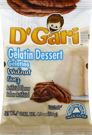 D Gari Walnut Gelatin Mix, 4.2oz