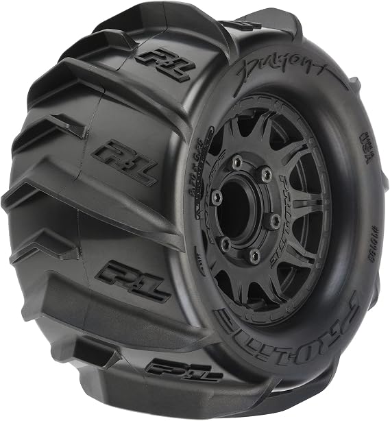 Pro-Line Racing Dumont 2.8 Sand/Snow MTD Raid Blk Whls F/R PRO1019310 RC Tire