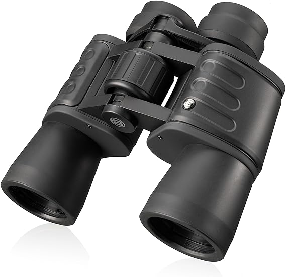 Bresser binoculars1151050 Hunter 10 x 50 8x magnification 682 g light suitable for people who wear glasses blue full coating BK7 glass 133 m field of view
