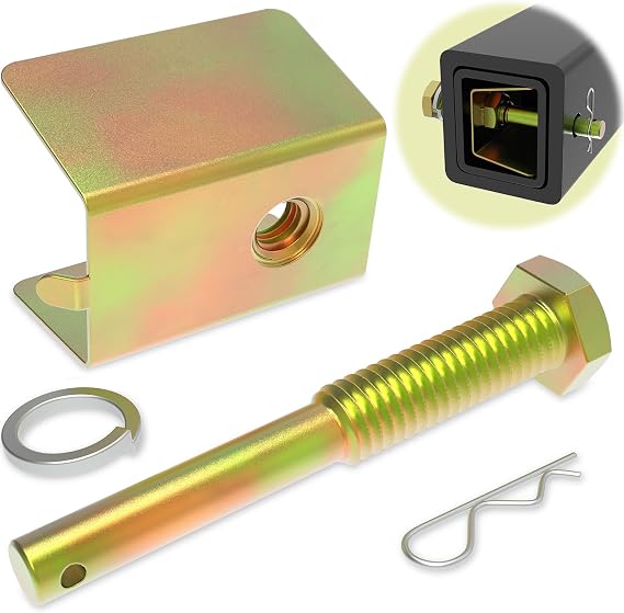Anti-Rattle Hitch Pin Shim Device,Fits 2-Inch Receiver,1/2-In Hole