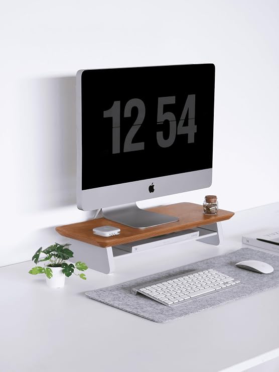 Fagus Wood Small Monitor Stand (Oak)