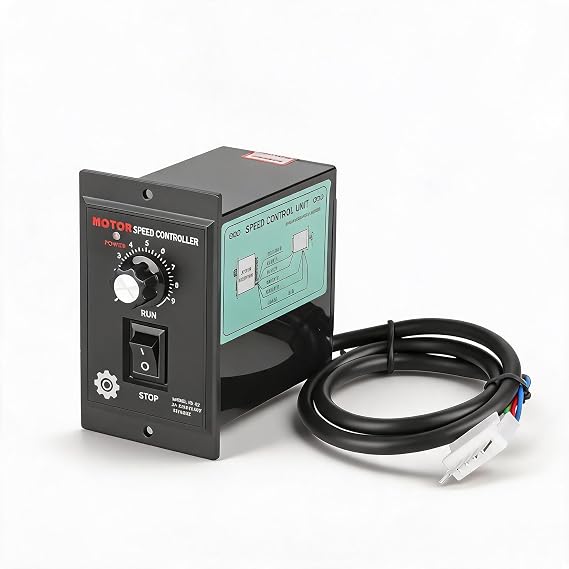 Motor Speed Controller, 400W AC 50/60hz Motor Speed Pinpoint Regulator Controller Forward & Backward, for Packaging/Printing/Food/Electronics/Instrumentation/Medical Equipment