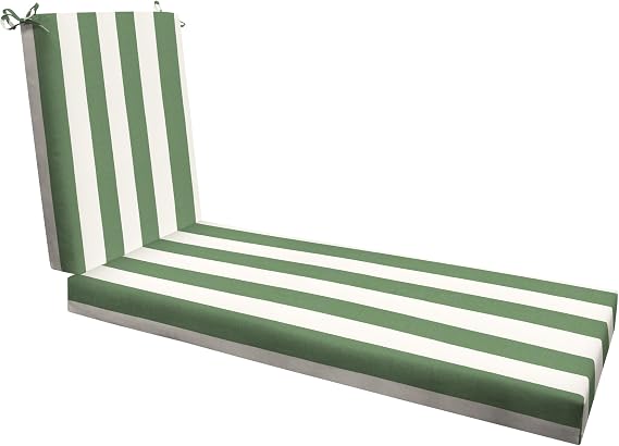 Honeycomb Outdoor Heritage Chaise Cushion for Patio Furniture, 21.5 x 70