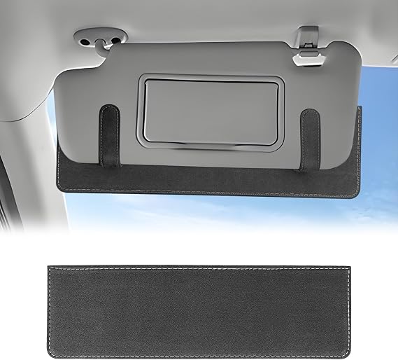 Car Sun Visor Extender Anti Glare Clip On Shade Universal Beige