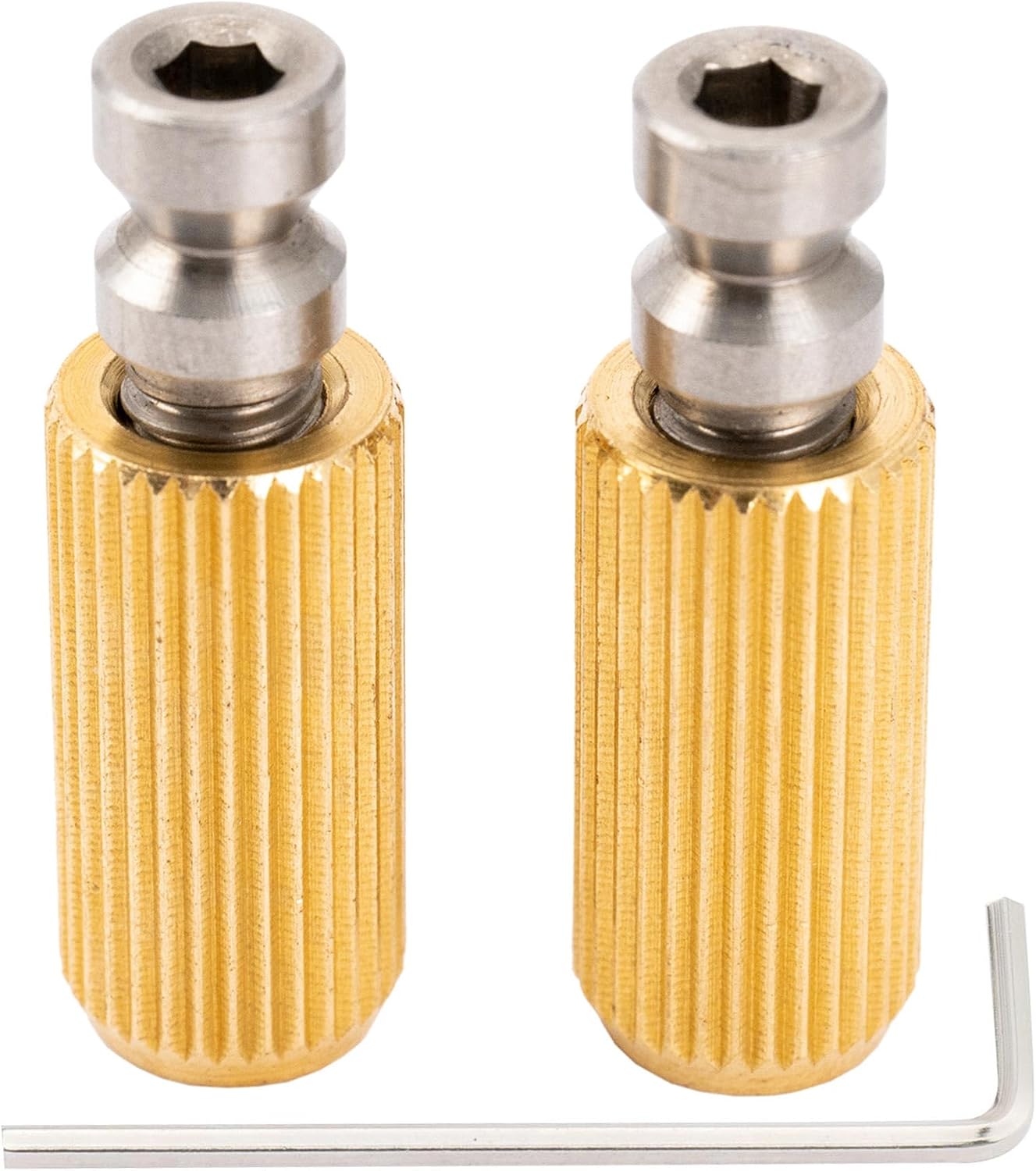 Wilkinson Guitar Bridge Inserts and Studs for Wilkinson WVP Tremolo, Original Color Set of 2