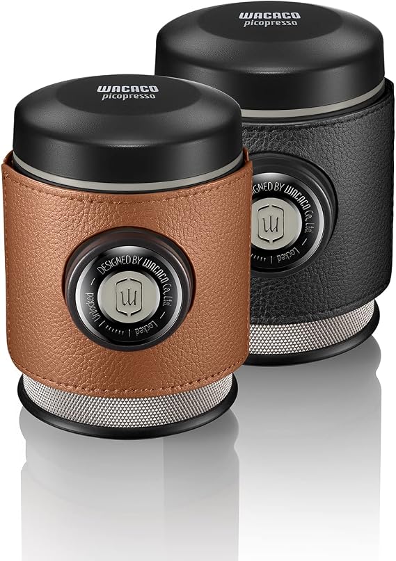 WACACO Picopresso Protective Sleeves, Accessory for Picopresso, 2 Protective Sleeves, Black and Brown