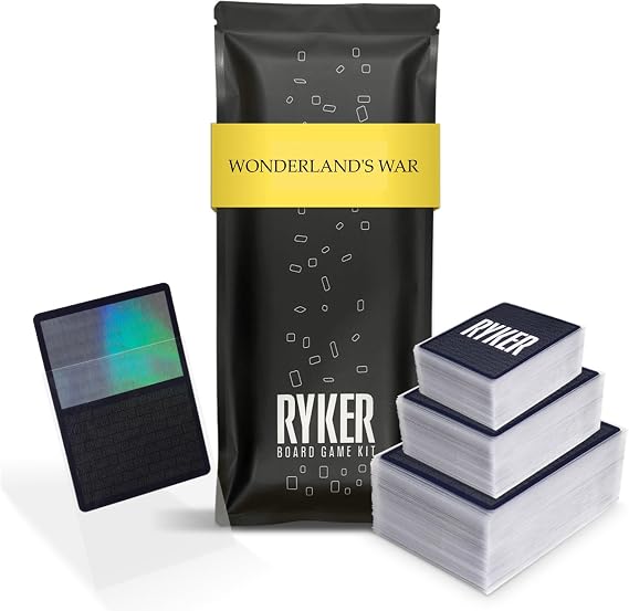 Ryker | Compatible with Wonderland's War Card Protector Sleeves | PVC Free | Clear Deck Sleeves Top loaders for Card Games | Standard Sleeves, Mini European, and Tarot Deck Size | (200 Qty)