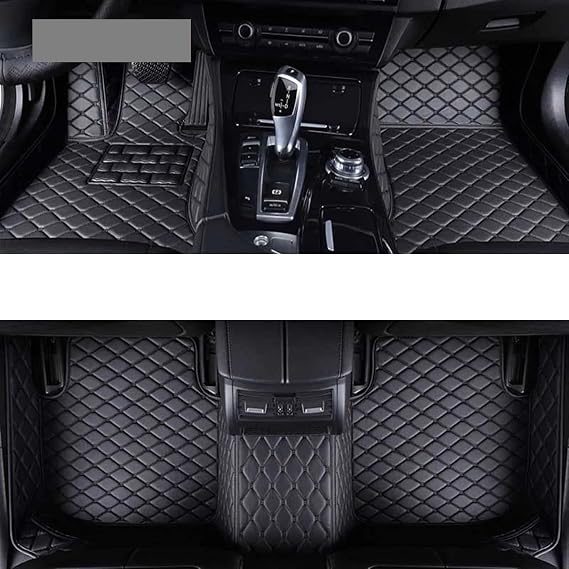 Car mat Custom Car Floor Mats for BYD Atto 3 Dolphin Seal F0 F3 F6 E6 G3 G6 S6 Song Qin Auto Carpets Foot Car Accessorie(All Black,F0)