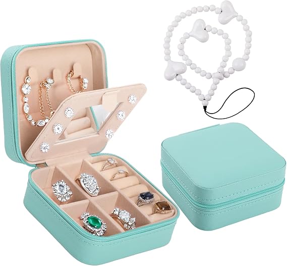 Travel Jewelry Case, Small Travel Jewelry Organizer