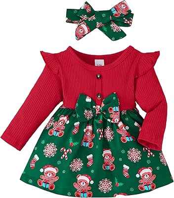 Baby Girl Clothes Infant Dresses Newborn Fall Winter Outfits Plaid Dress Cute Birthday Princess Dresses for Girls