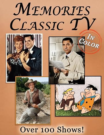 Memories: Classic TV Memory Lane For Seniors with Dementia [In Color, Large Print Picture Book] (Reminiscence Books)