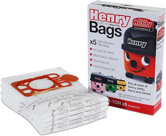 Numatic Henry Staubsaugerbeutel NVM-1CH, Hoover Bags, Varying