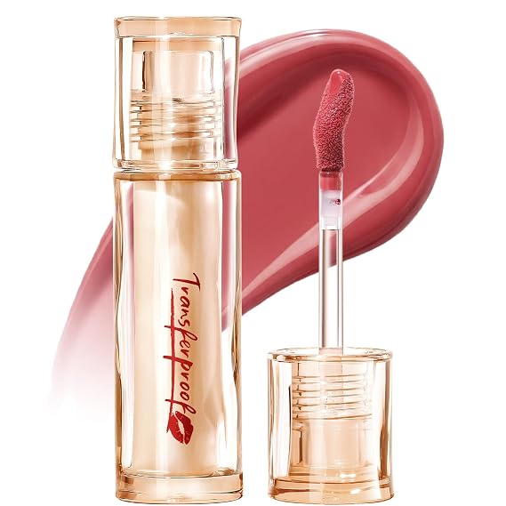 FOCALLURE Plumping Lip Gloss - 16H Long-Lasting & No Transfer, PK04