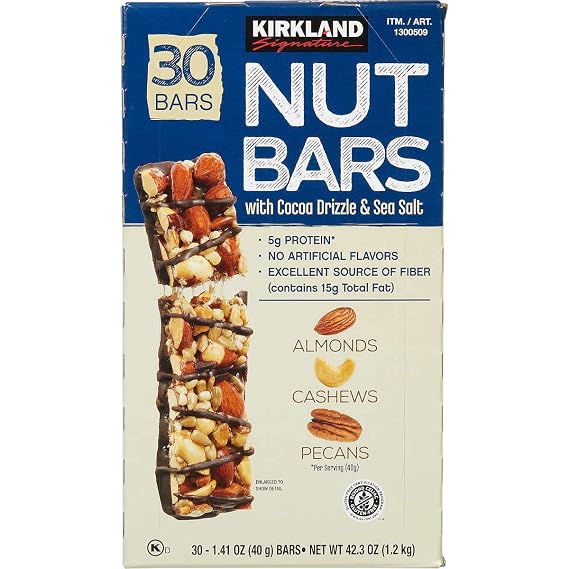 Kirkland Nut Bars 30Ct 2Pack