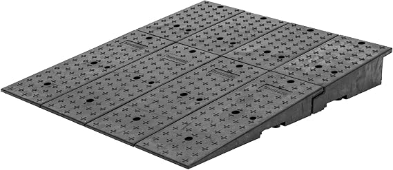 49" Shipping Container Forklift Ramps, 6" Lip, 20,000 lb Ea, 4 Ramp Set