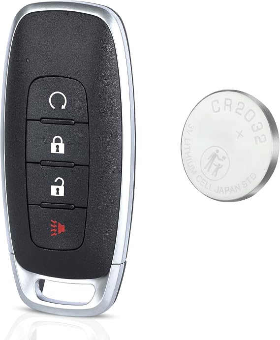 Beefunny Keyless Enrty Smart Key Fob Replacement for Nissan Pathfinder Rogue Kicks 2022 2023 2024 Car Remote Control 4 Buttons 433MHz FCC ID:KR5TXPZ3 P/N:S180144120