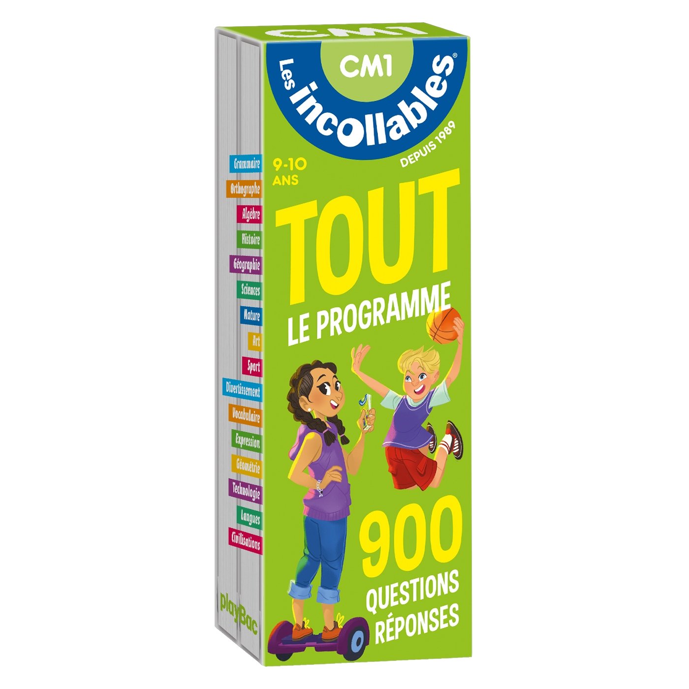 Les incollables - Tout le programme du CM1 - 910 ans: 900 questions réponses pour réviser en 2 éventails Paperback – May 9, 2018