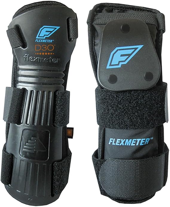 Demon United Flexmeter Double Sided Wrist Guards -Integrated with D3O Impact Technology-Sold as Pair (Large)