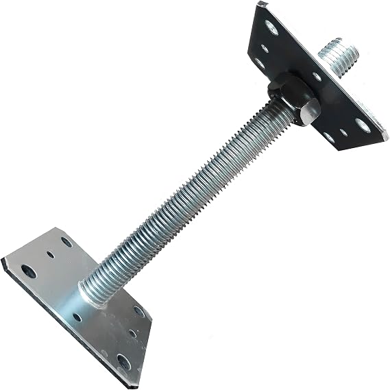 Adjustable Post Base Support, Pergola Brackets, 4mm Galvanised Steel