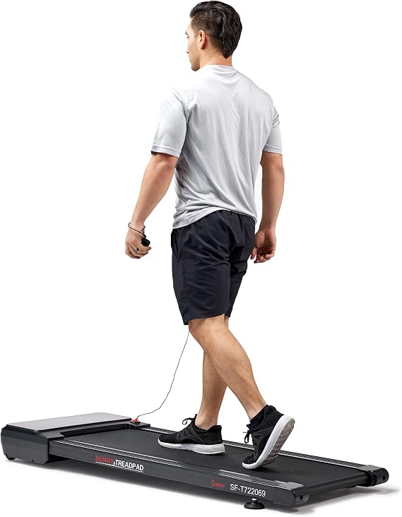 Sunny Health & Fitness Treadpad Auto Incline Treadmill Walking Pad