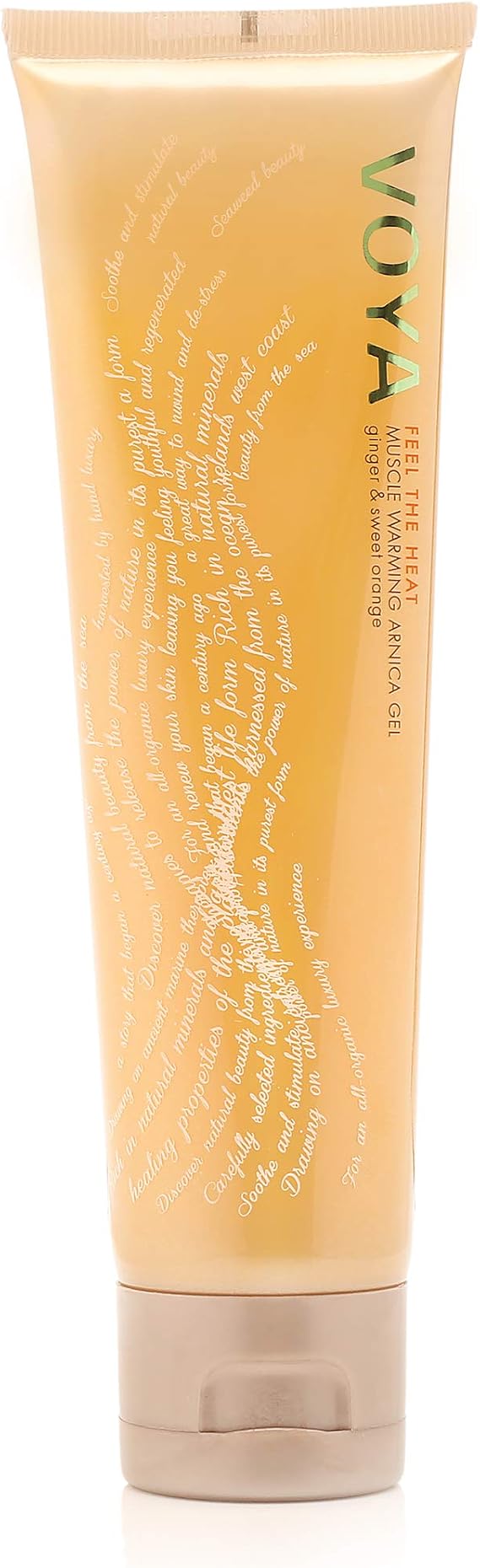VOYA Feel the Heat Body Warming Gel, Ginger and Sweet Orange, Organic, 100ml.