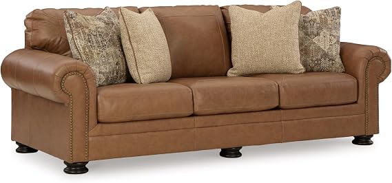 Signature Design by Ashley Carianna Queen Sofa Sleeper, Caramel Brown