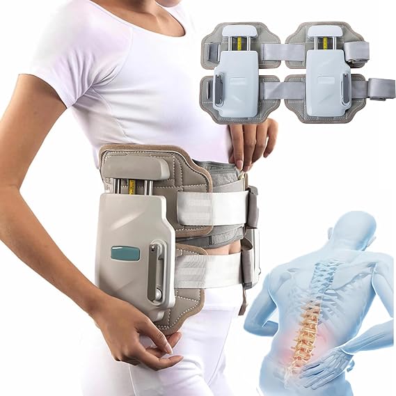 Lumbar Traction Device, Portable Spine Decompression Traction Device,Lower Back Lumbar Traction Device for Home