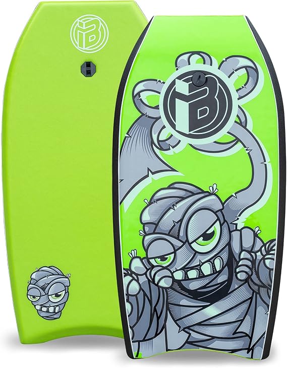Body Board, 41 Inch Lightweight Bodyboard with EPS Cover, Premium Leash and Wrist Strap Surfing