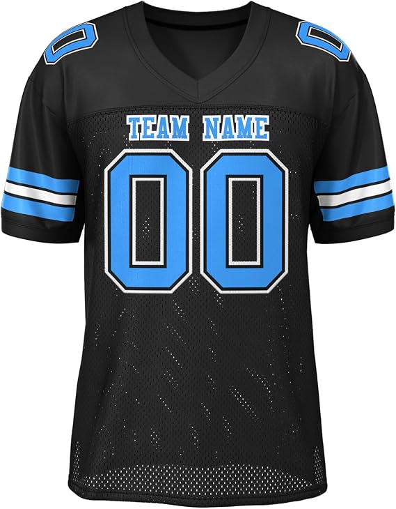 Custom Football Jersey Personalized Stitched/Printed Team Name & Number for Men Women Youth