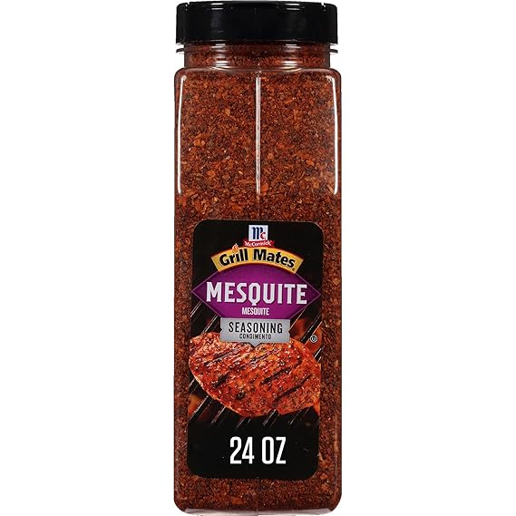 McCormick Grill Mates Mesquite Seasoning, 24 oz - One 24 Ounce Container of Mesquite BBQ Spice, Versatile Use in Marinades, Meats, Dressings and More