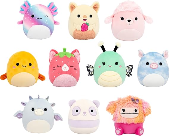 Squishmallows Original 10-Pack Official Jazwares Plush (Little)