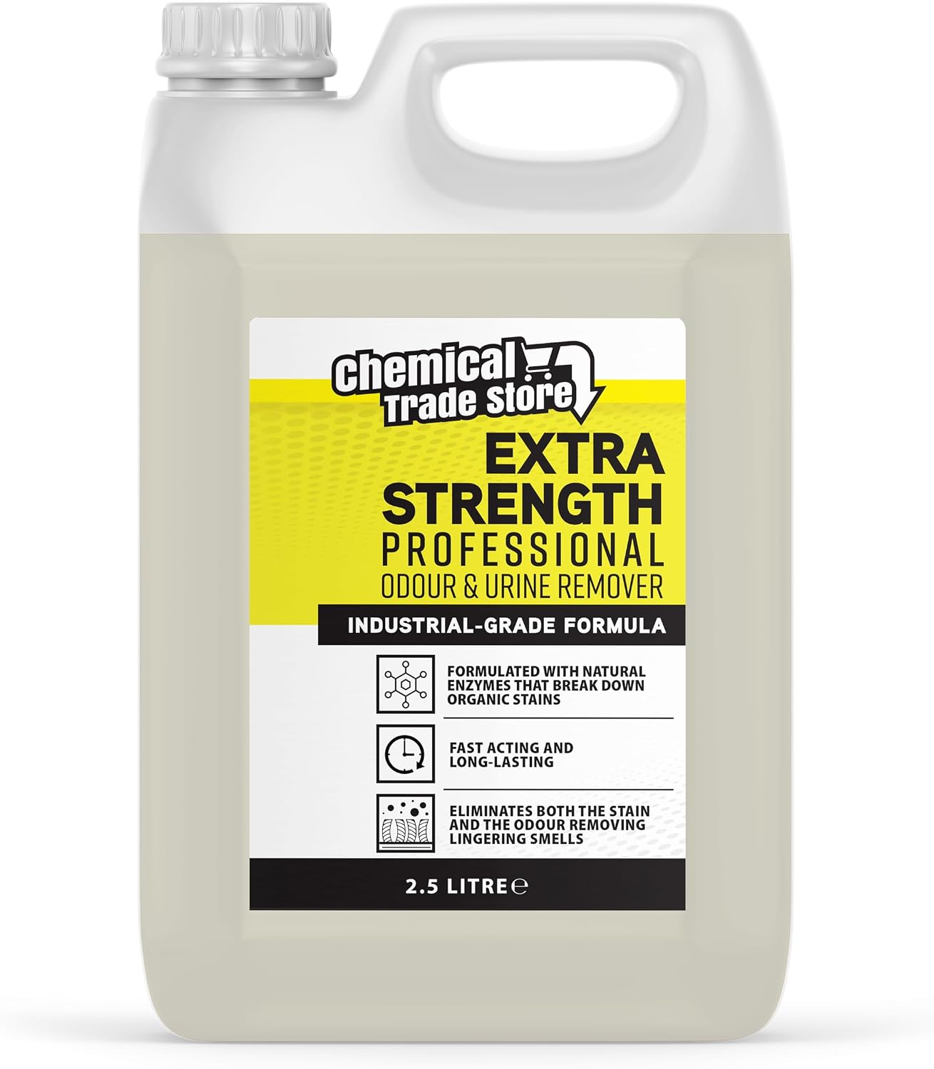 Enzyme Odour & Urine Remover 2.5L - Professional Pet Stain & Smell Eliminator - Safe for Carpets, Upholstery & Hard Floors