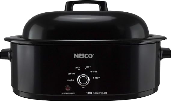 Nesco MWR18-13, Roaster Oven, 18 Quarts, Black