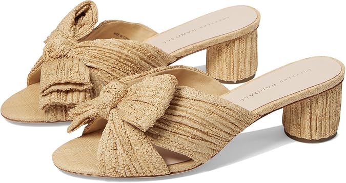 Loeffler Randall Women's Emilia Pleated Bow Sandals