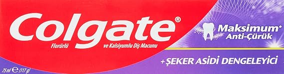 Colgate Maximum Anti Rotten Sugar Acid Balancing Toothpaste 75 ml