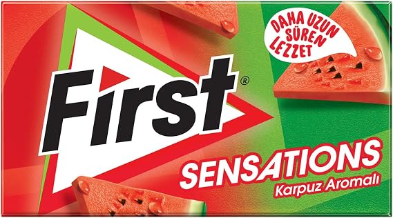 First Sensations Karpuz Aromalı Şekersiz Sakız 27g