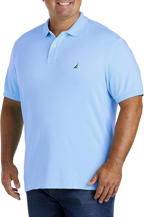 Nautica Men's Performance Pique Polo Shirt