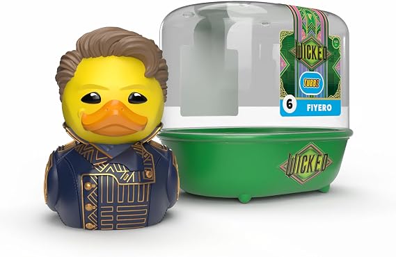TUBBZ: Wicked for Good - Prince Fiyero Rubber Duck Collectible Toy 3.5"