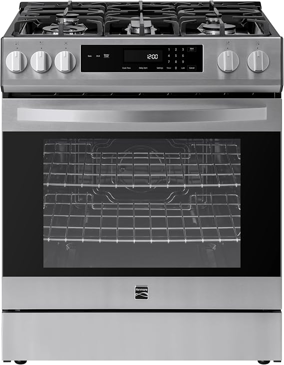 Kenmore 5.6 cu. ft. Front Control Gas Range Oven - Stainless Steel