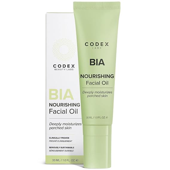 Codex Labs Bia Nourishing Face Oil with Rosehip Oil, 1 oz | With omega-3 & vitamin E, for dry, sensitive & all skin types, vegan, cruelty-free
