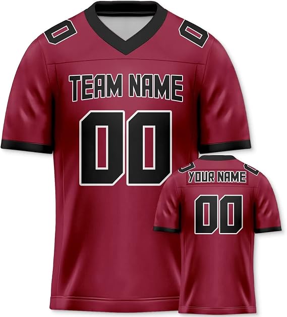 Men's Custom Replica Football Jersey Personalized Any Team Name Number Customized Gift for Men Women Youth