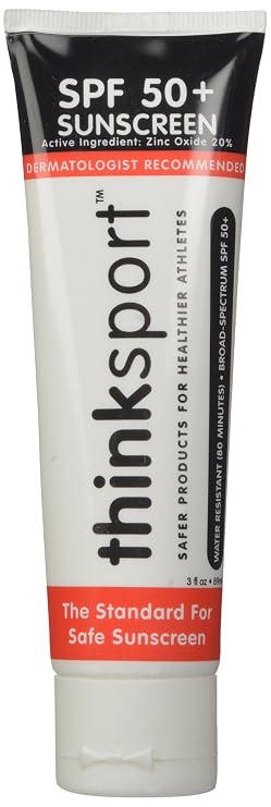 thinksport SPF 50 Plus Sunscreen, 3 Ounce