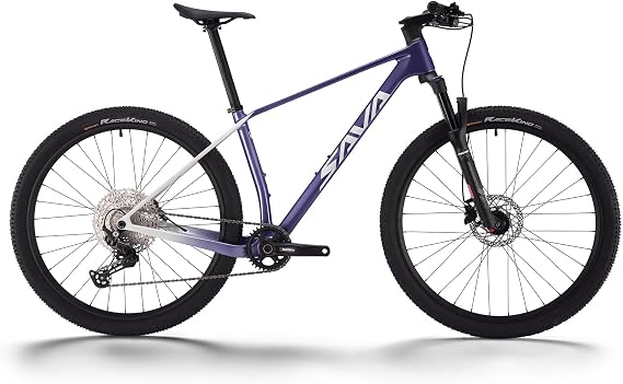 SAVADECK Lantop 612 Plus Carbon Fiber Mountain Bike with Shimano Deore M6100 12-Speed, MTB Bicycle with Hydraulic Disc Brakes